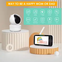 Відеоняня Babystar SM530A з HD дисплеєм 5" та поворотним керуванням