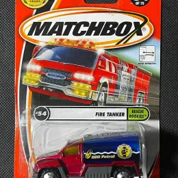 Matchbox Fire Tanker Rescue Rookies #54