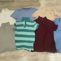 Футболки брендов Nike, TNF, Ellesse, Tommy Hilfiger, Marshal Artist