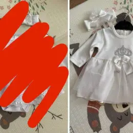 Дитяча сукня з фатину на бавовняній підкладці 0-3м