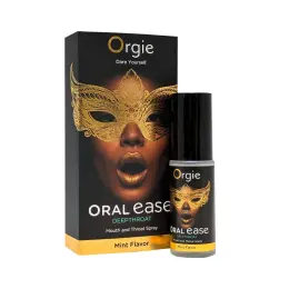 Orgie Oral Ease Deepthroat Mouth and Throat Spray Mint Flavor