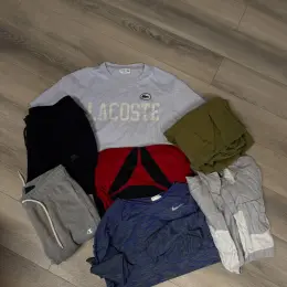 Пак речей Nike Techfleece, Lacoste, Nike Pro, Reebok