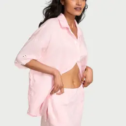 Піжама Victoria's Secret рожева розмір XS, S