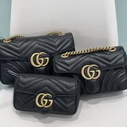 Сумка Gucci Marmont натуральна шкіра люкс