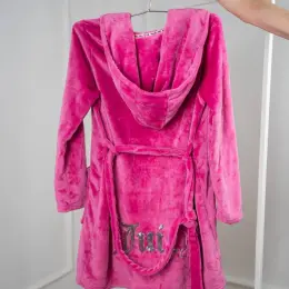 Плюшевий халат Juicy Couture рожевий S/M