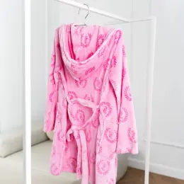 Плюшевий халат Juicy Couture рожевий S/M