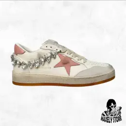 GOLDEN GOOSE GGDB LTD EDITION White/Pink Sneakers