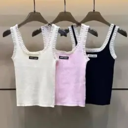 Майка Miu Miu женская черная и белая