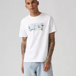 Чоловіча футболка Levis біла розмір XL