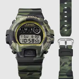 G-SHOCK DW-6900CMG-3 Bold Camo золотой камуфляж