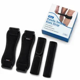Abnii Patella Tendon Knee Strap - Комплект фиксаторов для колен, 2 шт., черный