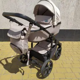 Вживаний візочок 2 в 1 Baby Pram з гелевими колесами