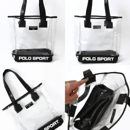 Прозора силіконова сумка-шопер Polo Ralph Lauren