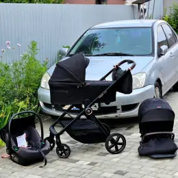 Коляска 3в1 Espiro Onli 2025 чорна