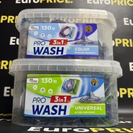 Капсули для прання Pro Wash 3in1 130 шт
