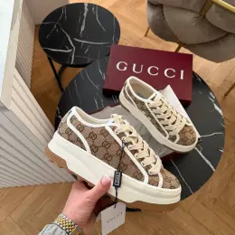 Кеди Gucci на високій платформі