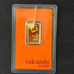 Золоті зливки Valcambi Suisse 10г