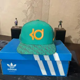 Кепка Nike KD зелена з оранжевим лого