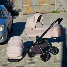 Коляска 2в1 Carrello epica Бежевий колір (оновлена 2024)