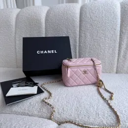 Chanel Vanity рожева натуральна шкіра