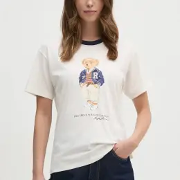 Футболка Ralf Lauren Polo Bear з шліфованої бавовни