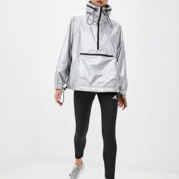 Adidas Stella McCartney ветровка серебристая водоотталкивающая S, M