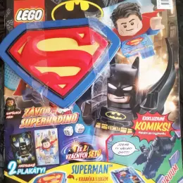 Lego журнал з фігуркою SUPERMAN