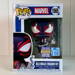 Funko Pop! Marvel Miles Morales (Vibranium Suit) #1565 Winter Convention Limited Edition