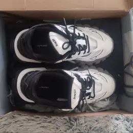 Balenciaga Track 2 кроссовки черные с белым, размер 41