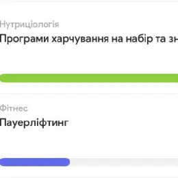Программа питания для набора и снижения веса