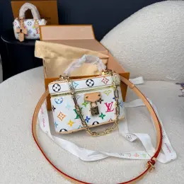 Louis Vuitton Vanity Bag White Multicolour