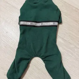 Зеленый комбинезон для собак "Fashion"