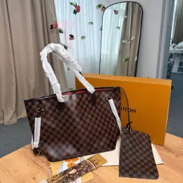 Louis Vuitton Neverfull MM Damier Ebene with Pochette