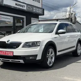 Skoda Octavia Scout 2015 Дизель 2.0 л. Автомат Белый