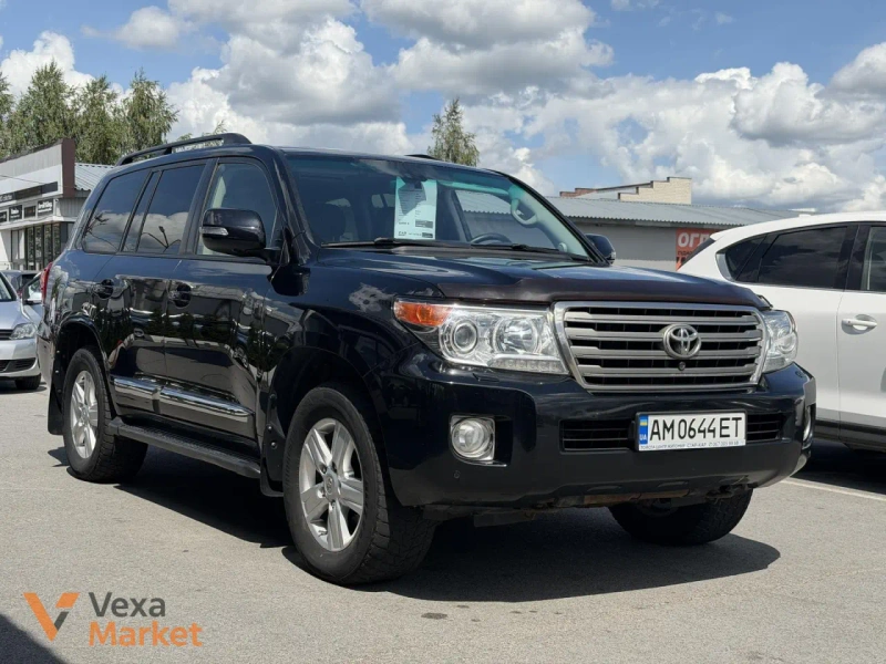 Toyota Land Cruiser 2012 Дизель 4.5л Автомат Полный Привод Черный — фото 2