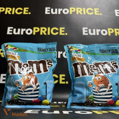 Π¦ΡΠΊΠ΅ΡΠΊΠΈ-Π΄ΡΠ°ΠΆΠ΅ M&M's ΠΠ°ΡΠ°ΠΌΠ΅Π»Ρ ΡΠΎΠ»Π΅Π½Π° Family Size 310Π³