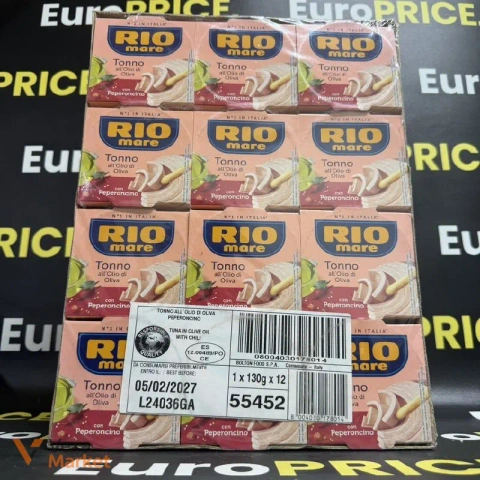 Π’ΡΠ½Π΅ΡΡ Rio Mare Π· ΠΏΡΠΊΠ°Π½ΡΠ½ΠΈΠΌ ΠΏΠ΅ΡΡΠ΅ΠΌ Ρ ΠΎΠ»ΡΡ, 12 ΡΡ. ΠΏΠΎ 130Π³