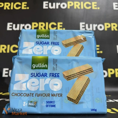 ΠΠ°ΡΠ»Ρ Π±Π΅Π· ΡΡΠΊΡΡ GullΓ³n Zero Chocolate Flavour Wafer 180Π³