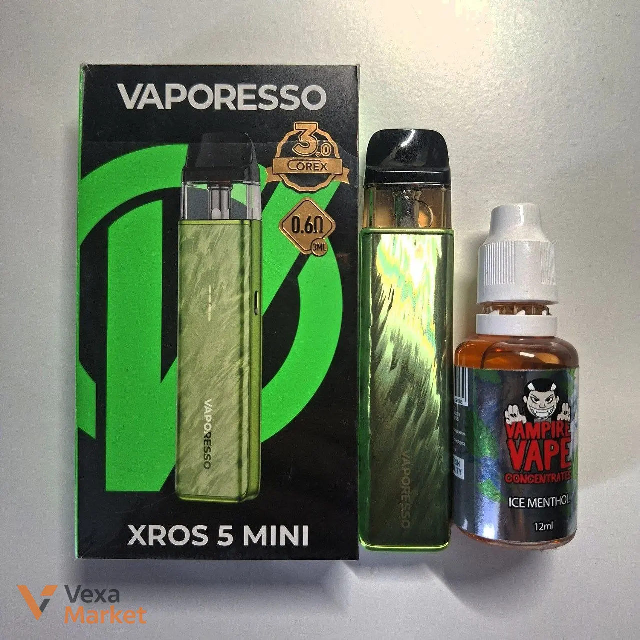 Vaporesso XROS 5 MINI + рідина Ice menthol