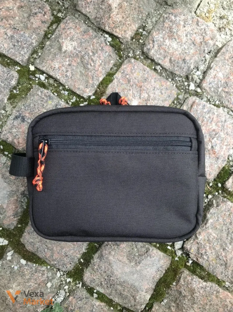 Велика містка косметичка з Cordura 1000D, 2 відділення, 21×17×8 см — фото 8