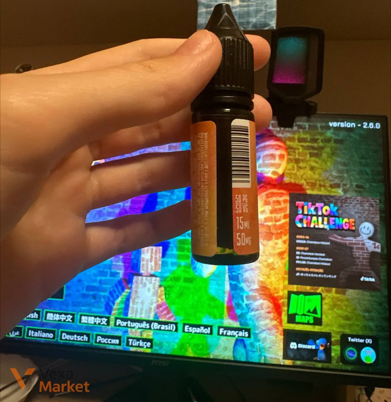 Вейп Vaporesso XROS 3 mini с жидкостью Lucky Tropical Island Cold Mango — фото 2