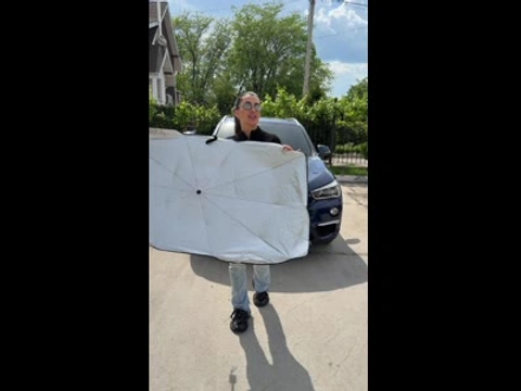 Сонцезахисна парасолька Car Umbrella для автомобіля 79х130см