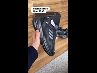 Adidas кроссовки мужские черные размер 41