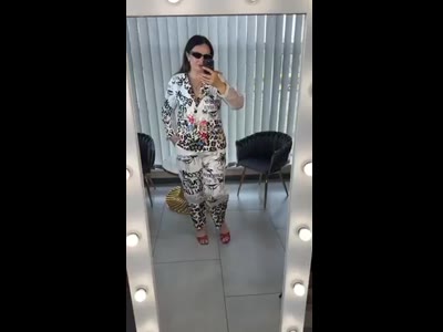 Костюм женский с принтом
