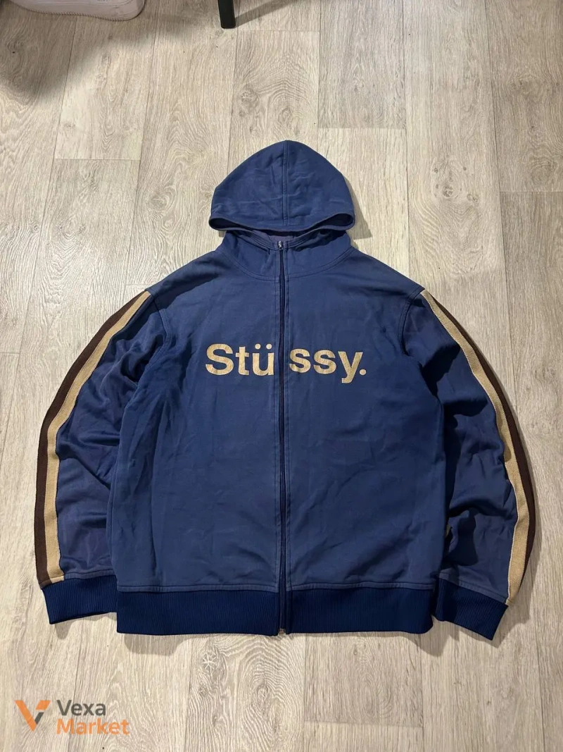 Vintage Stussy Zip Hoodie M