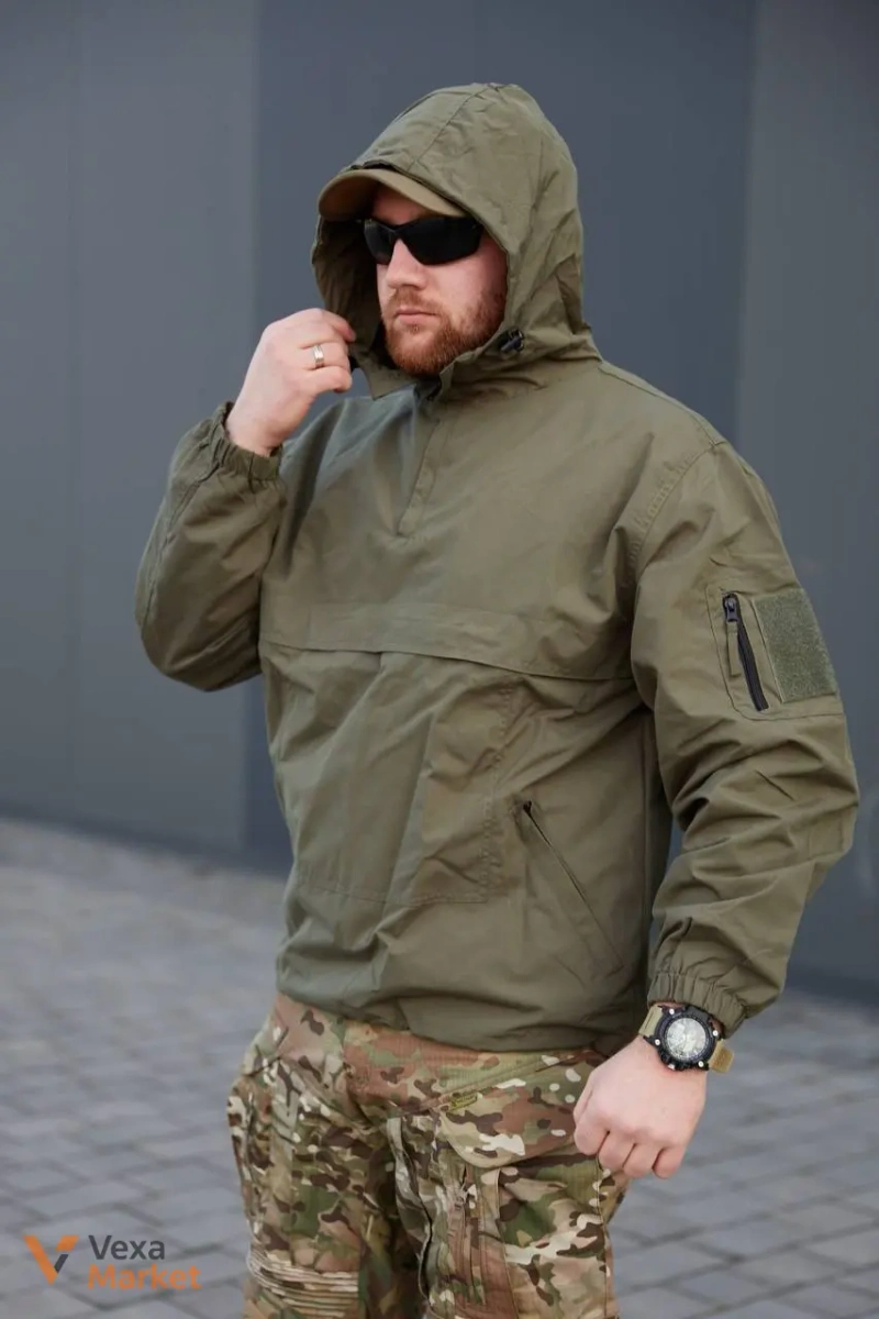Вітрозахисний анорак Mil-Tec Combat Anorak Summer олива — фото 2