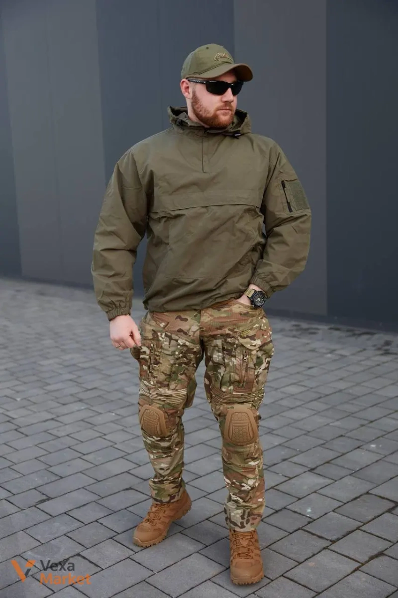 Вітрозахисний анорак Mil-Tec Combat Anorak Summer олива — фото 3