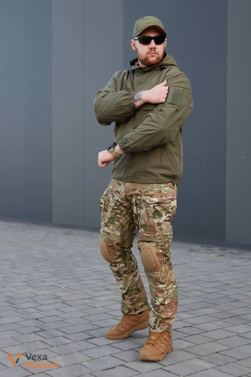 Вітрозахисний анорак Mil-Tec Combat Anorak Summer олива — фото 5