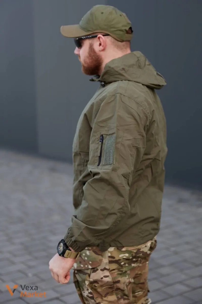 Вітрозахисний анорак Mil-Tec Combat Anorak Summer олива — фото 8