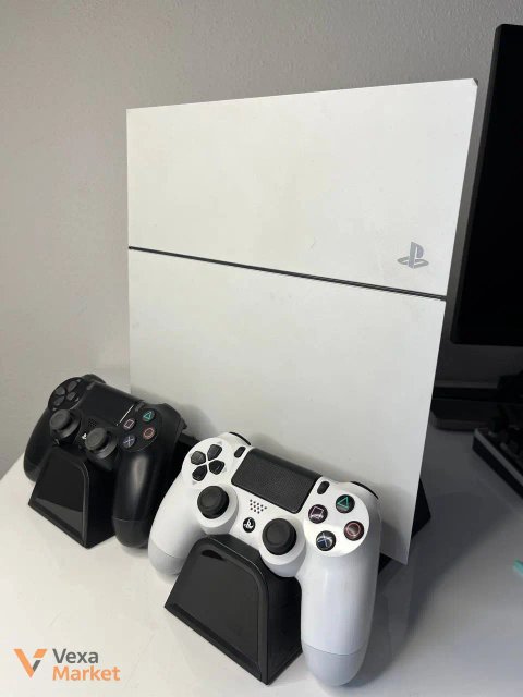 Зарядна док-станція для Playstation 4/SLIM/FAT з 2 вентиляторами та зарядкою для 2 геймпадів